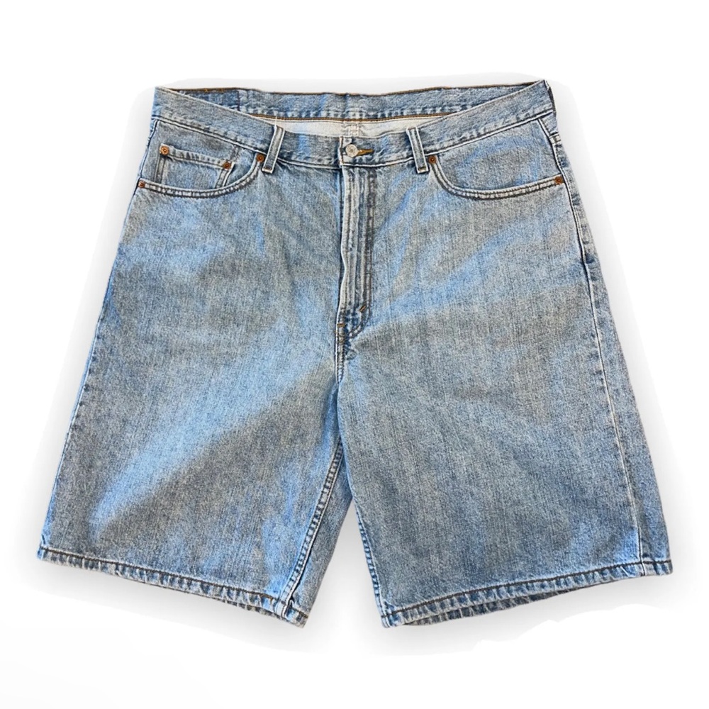 Levi Mens Denim Shorts 550 Relaxed Fit 90s Dad Jeans Y2k Size 40